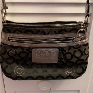 Coach poppy black purse